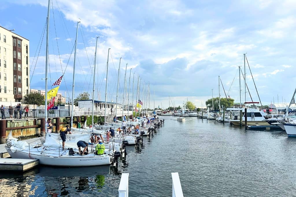Is New Jersey Worth Visiting? This is a proto from Manhattan Yacht Club, the launch of the Honorable William Wall boat, in Jersey City, New Jersey.