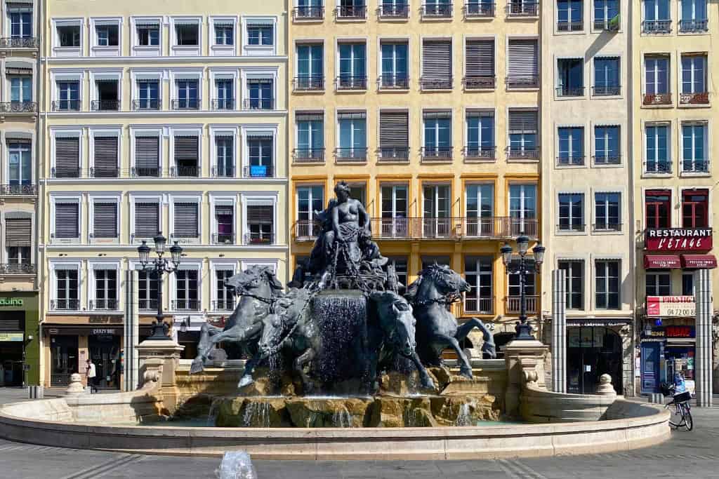 Is Lyon Worth Visiting? Photo of statue in main square