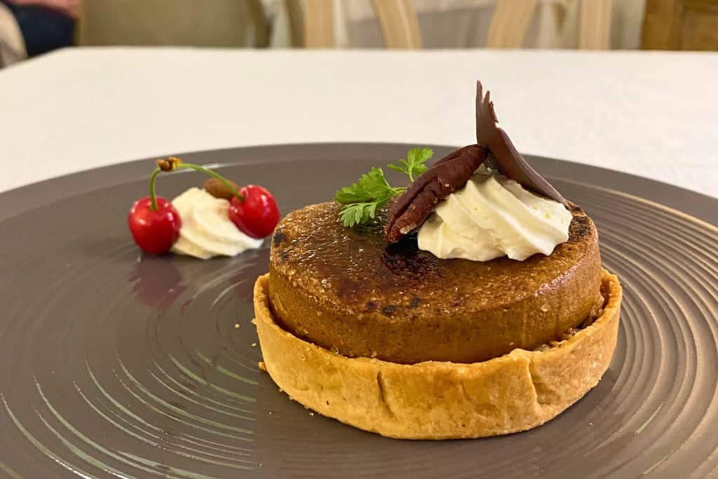 Dessert from Le Bœuf d'Argent in Lyon, France