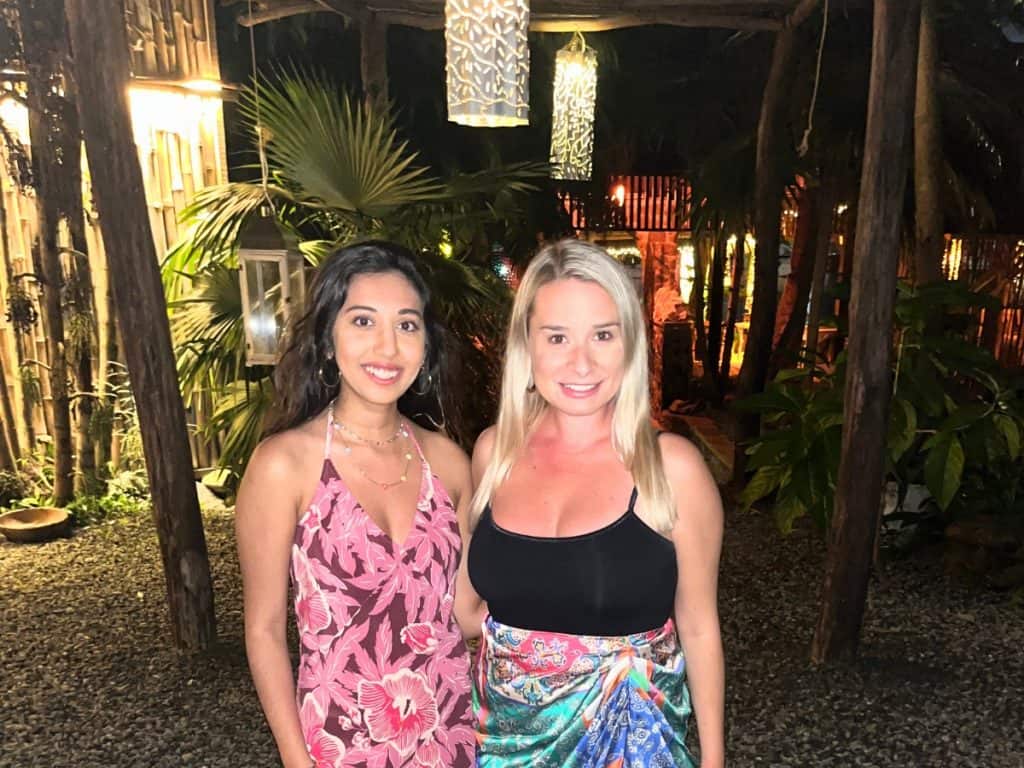 Renee and Eleanor at Coal Pot Restaurant in Castries, St. Lucia